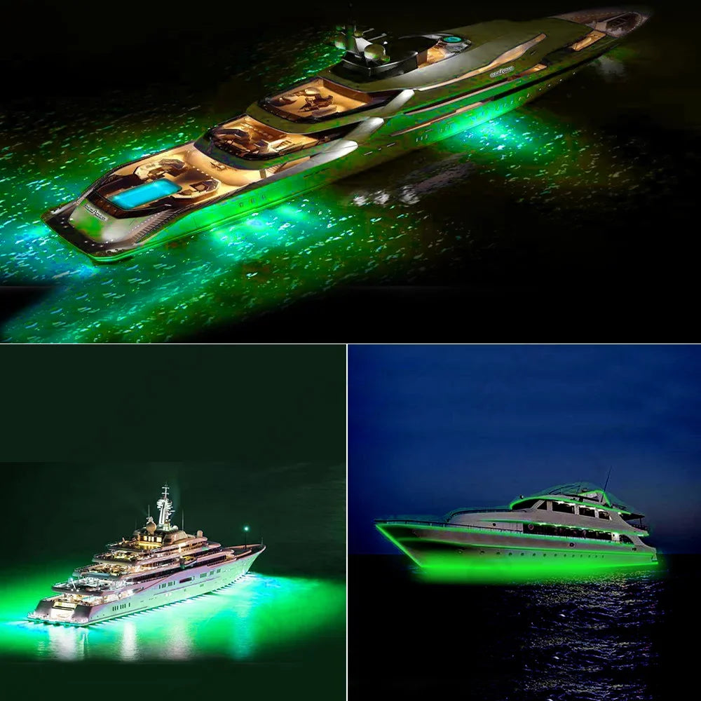 Pontoon Boat Light, Marine Led Light Sizetrip for Duck Jon Bass Boat Sizeailboat Kayak Flex Lighting for Boat Deck Light Accent Light Courtesy Interior Lights Fishing Night 12v