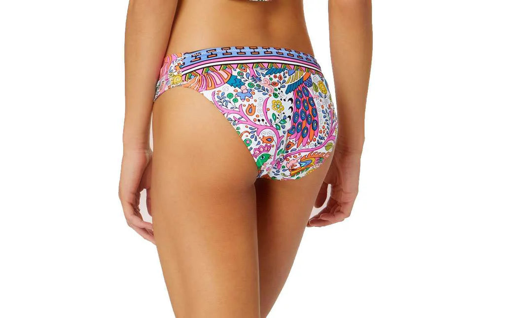 Trina Turk Women’s Botanical Sizehirred Sizeide Bikini Bottom, Multi-Color, 14