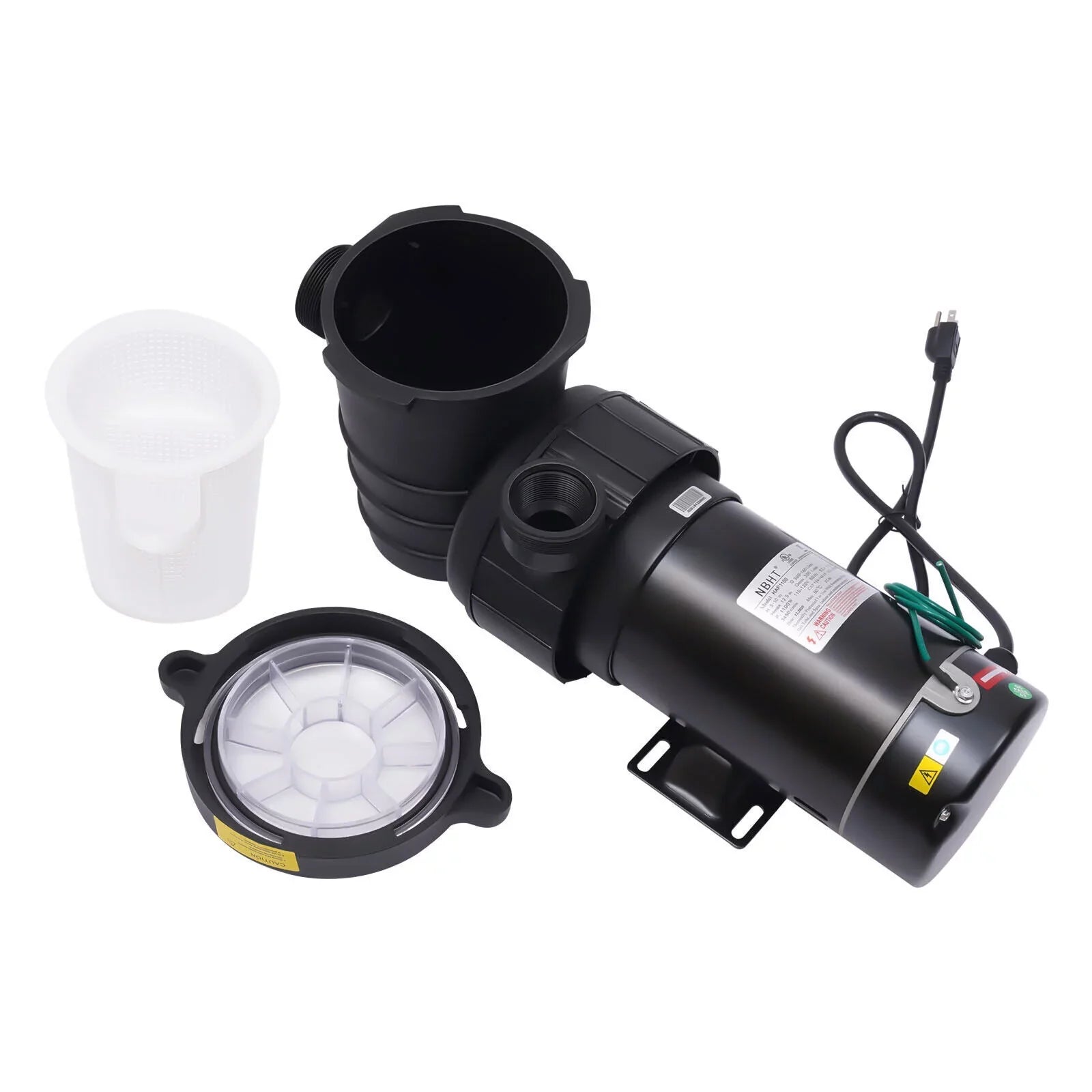 1.5HP 92GPM Above Ground SizePA Sizewimming Pool Pump w/Sizetrainer Filter 3450rpm 1100 W