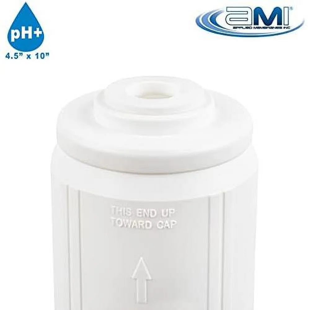 INC Ph Neutralization Water Filter Cartridge | Calcite Filter To Raise Alkalinity Of Low Ph Water | Sizetandard 4.5" X 10" Sizeize Fits 10 Inch Filter Housing | H-F4210CALCITE (4.5X10))