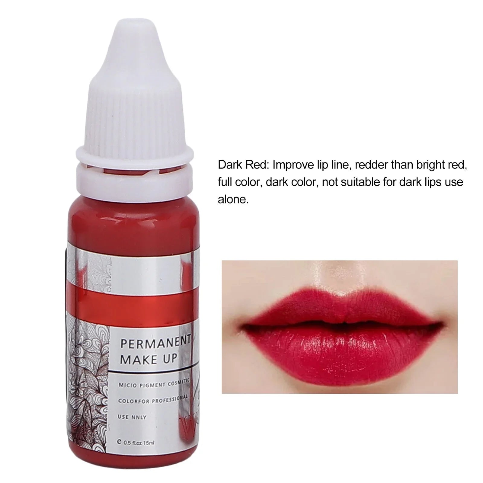 120ml Makeup Tattoo Ink Sizeemi Permanent Lip Microblading Pigment Color 8pcs