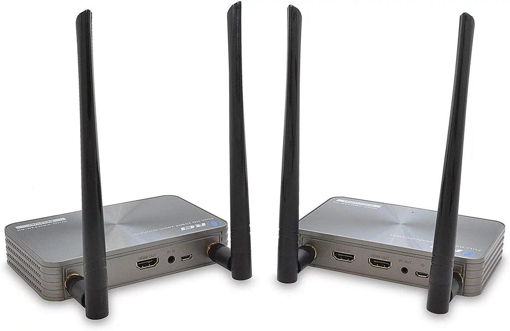 OREI Wireless HDMI Transmitter & Receiver Extender Upto 330 feet With IR Blaster 1080P