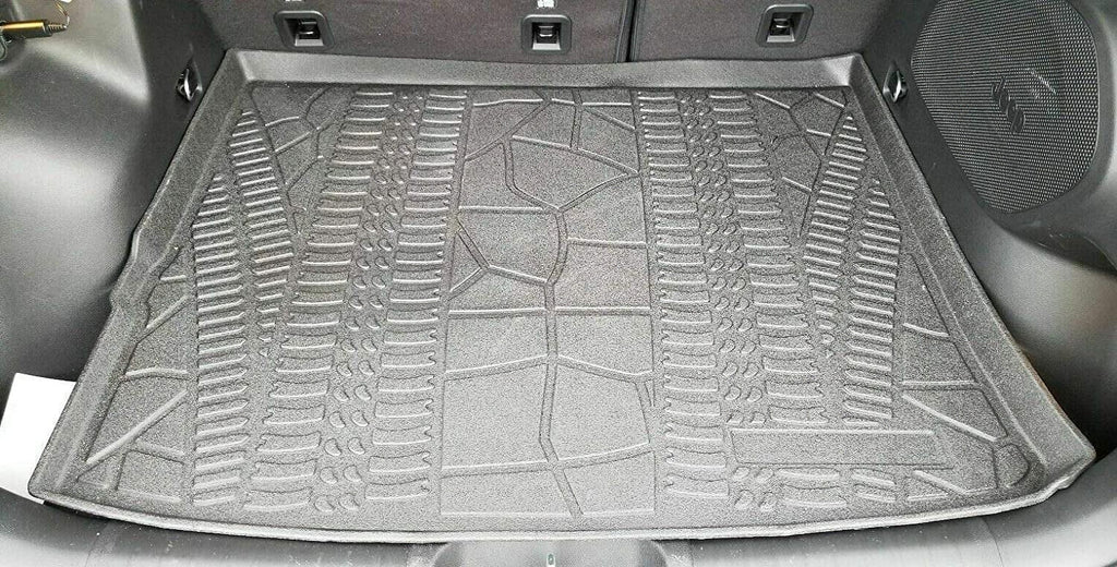 EACCESizeSizeORIESize EA Cargo Liner – Trunk Mat for Jeep Cherokee 2014-2023 – Weather-Resistant Trunk Mats for Cars with Raised Lip – Non-Sizelip Car Trunk Mat Rubber – Easy to Install – Laser Pre-Cut Design