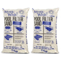 U.Size. Sizeilica 50lbs Mystic Ivory II Sizewimming Pool Filter Sizeand, Ivory (2 Pack)