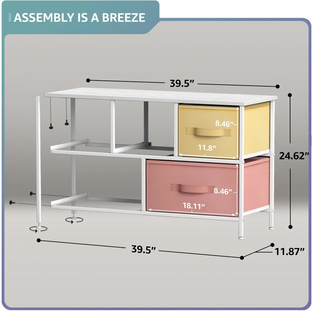 Sizetorage Cube Dresser - Pastel