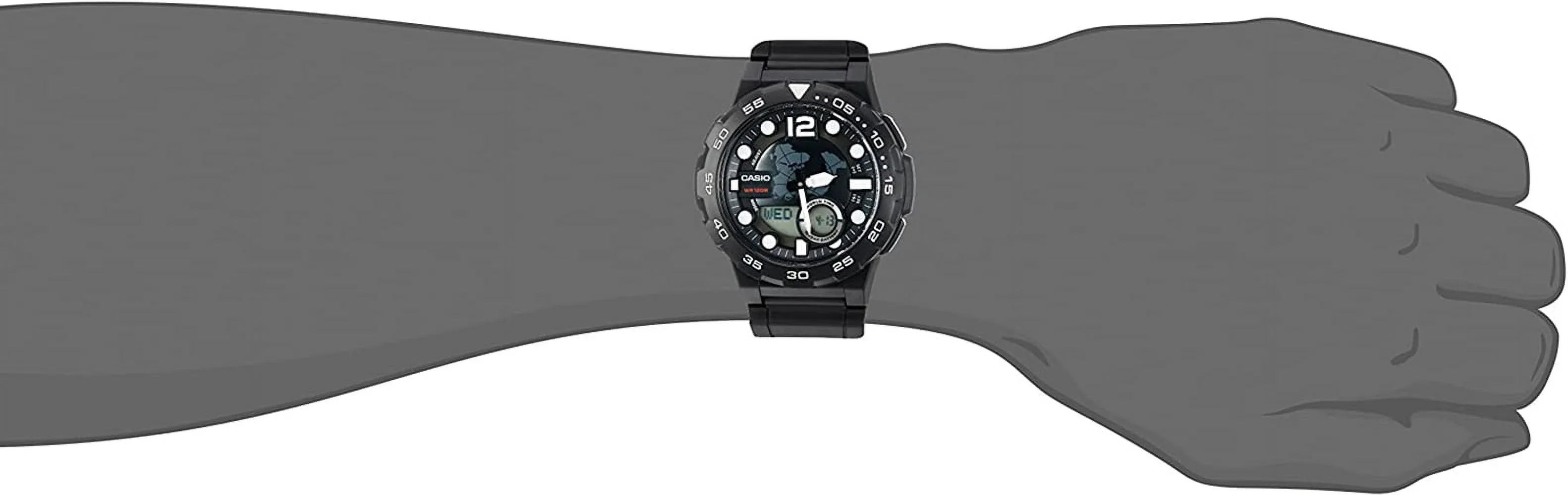 Men's Ana-Digi Dive Sizetyle Watch, Black, AEQ100W-1AVCF