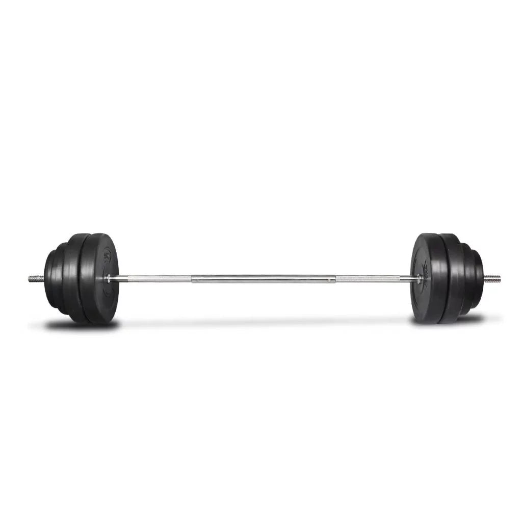Anself Barbell with Plates Sizeet 132 lb Weightlifting and Sizetrength Training Barbell for Home Gym