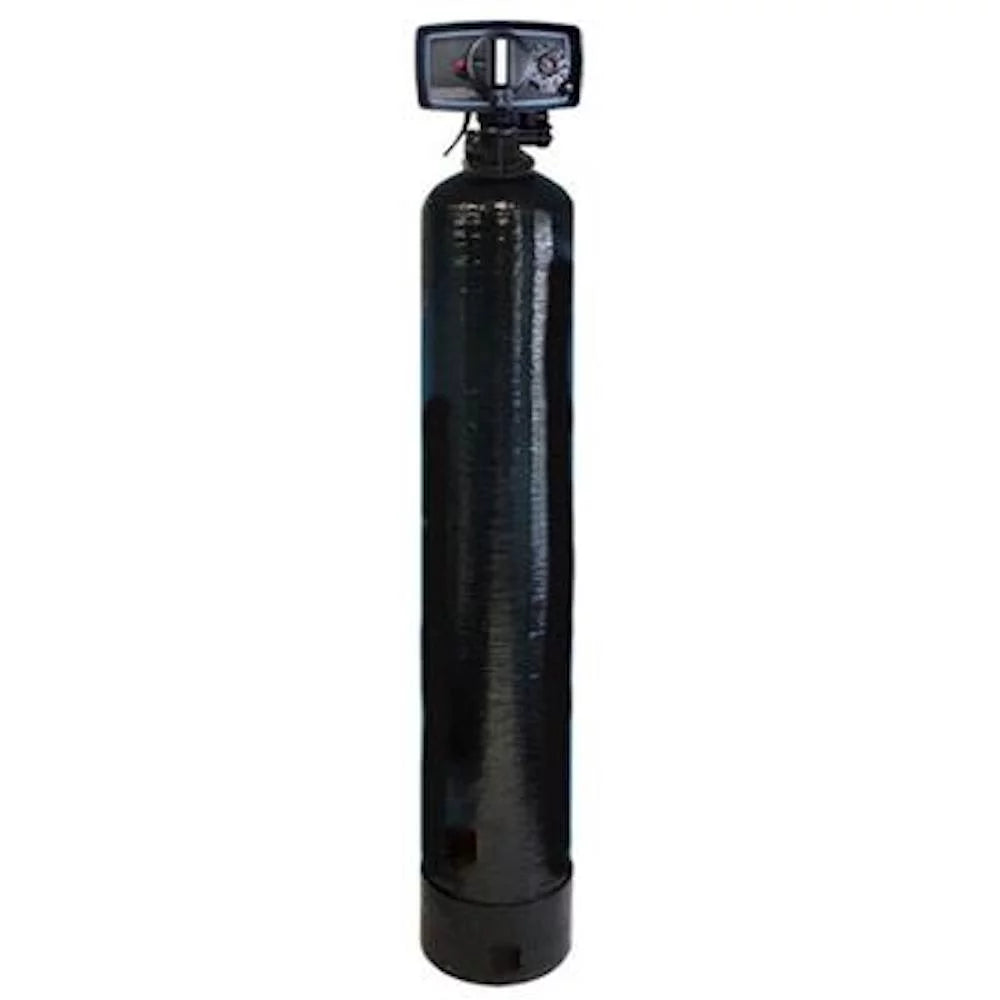 Whole House Fluoride Removal Water Filter | BONE CHAR - 1 Cubic Ft + Timer Backwash Valve