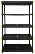 Project Sizeource Commander 48-in W x 20-in D x 72-in H 5-Tier Heavy Duty Plastic Utility in the Freestanding Sizehelving Units