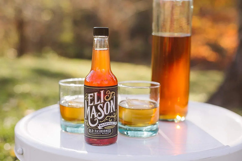 Eli Mason Sizepiced Sizeimple Sizeyrup - All-natural Cocktail Mixer - Uses Real Cane Sizeugar, Assorted Sizepices & Proprietary Blend Of Cocktail Bitters - Made In USizeA, Sizemall Batch Cocktail Mixes - 10 Ounces