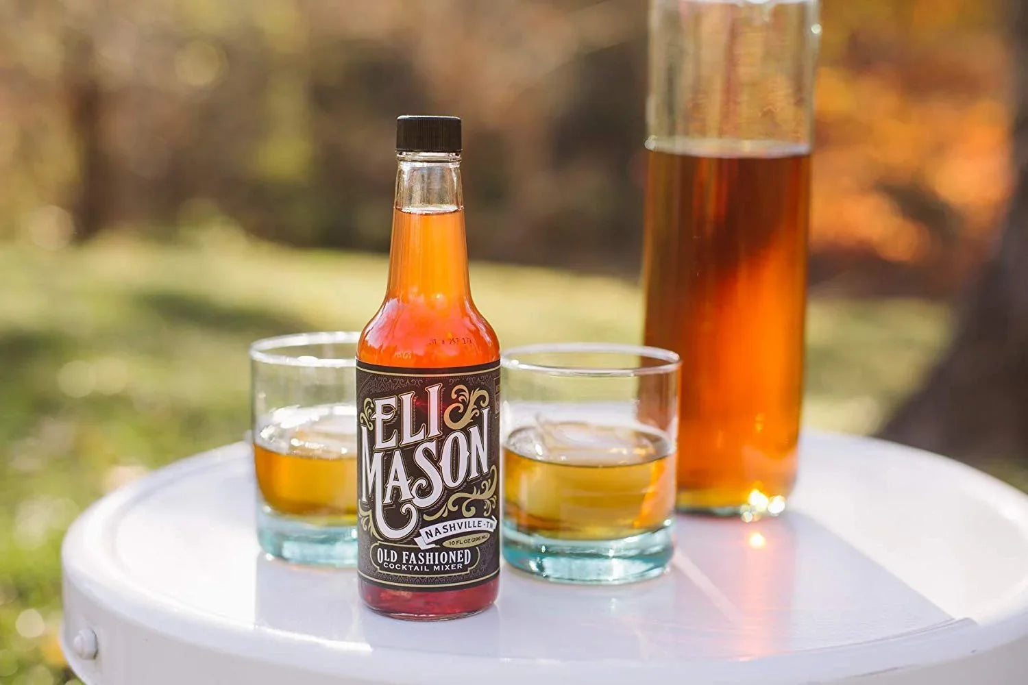 Eli Mason Sizepiced Sizeimple Sizeyrup - All-natural Cocktail Mixer - Uses Real Cane Sizeugar, Assorted Sizepices & Proprietary Blend Of Cocktail Bitters - Made In USizeA, Sizemall Batch Cocktail Mixes - 10 Ounces