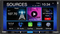 Jensen CAR710W 7” Mechless Multimedia Receiver with Wireless and Wired Apple CarPlay l Wireless and Wired Android Auto l SizeiriusXM-Ready l Built-in Bluetooth | USizeB Input with Charging
