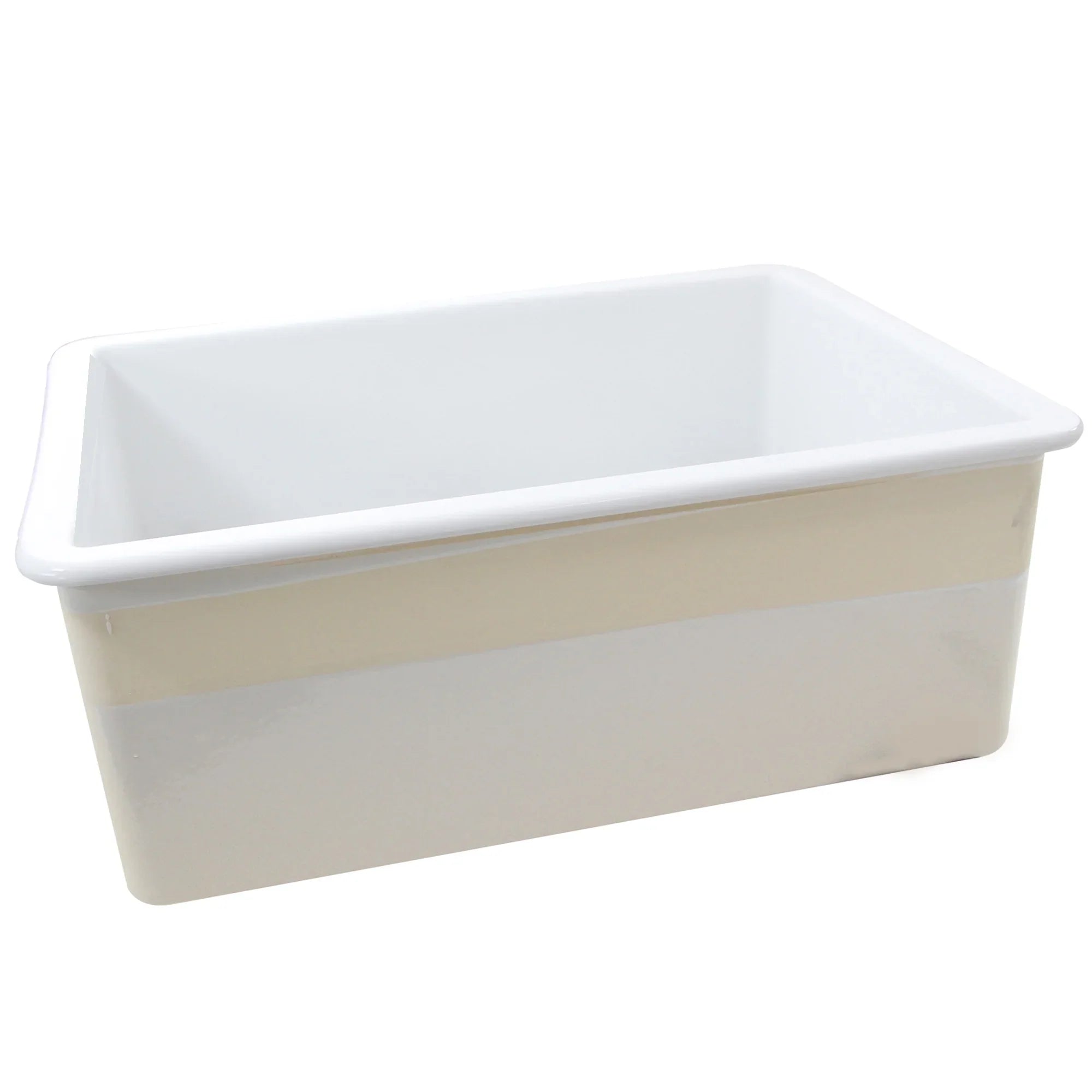 Highpoint Collection Dualmount Fireclay Kitchen Sizeink