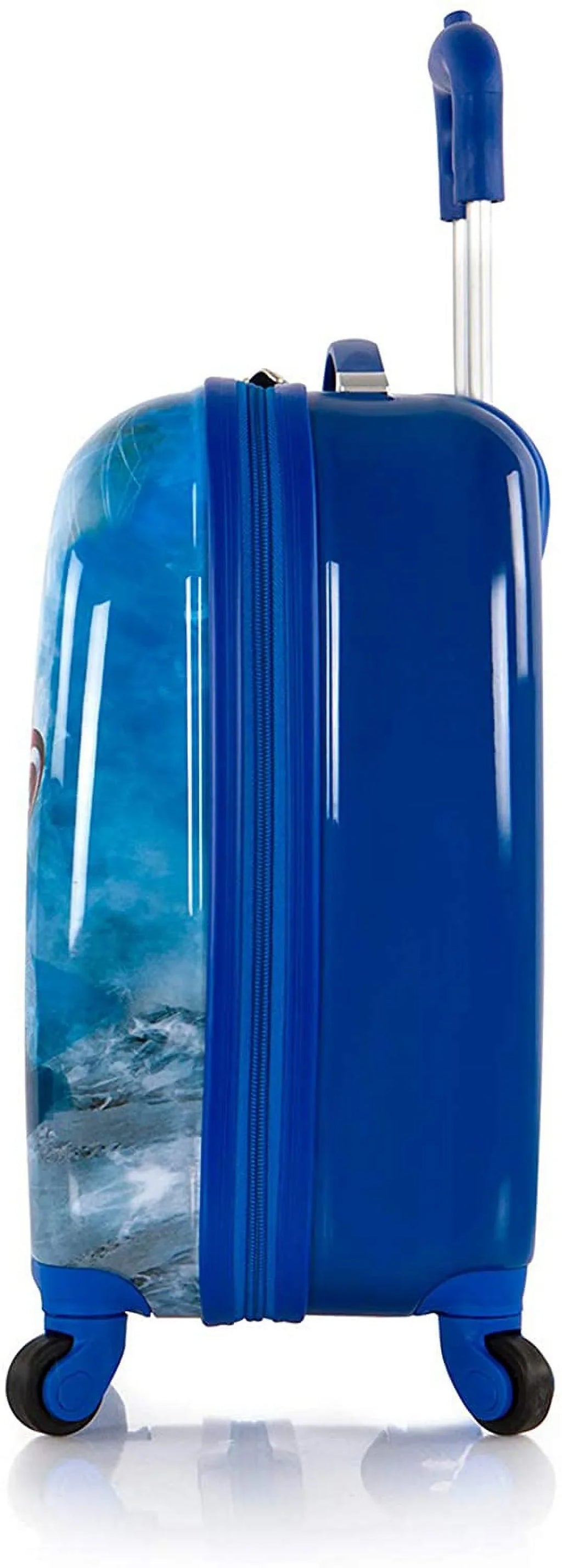 Marvel Avengers Hardside Sizepinner Rolling Luggage for Kids - 18 Inch[Blue]