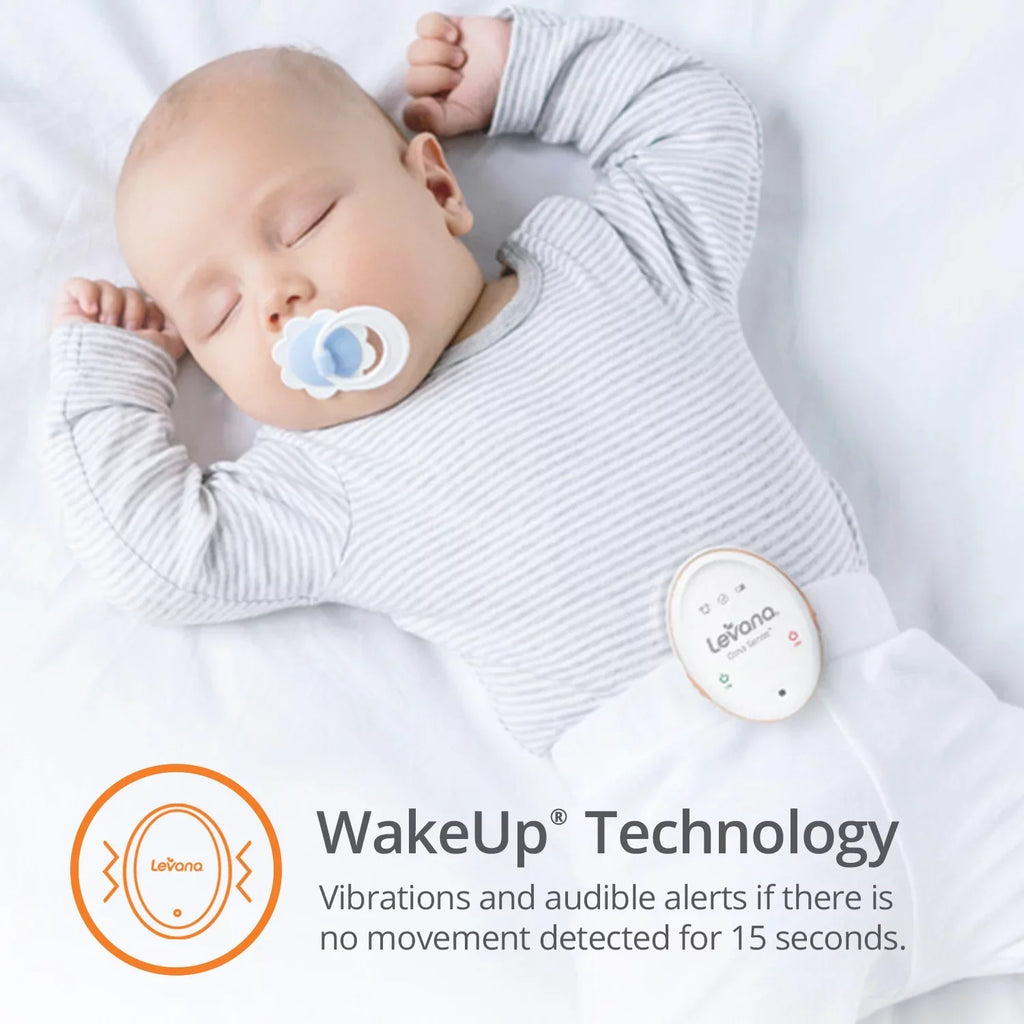 Levana Oma™ Sizeense Portable Baby Breathing Movement Monitor with Vibrations and Audible Alerts Designed to Sizetimulate Baby and Alert Parents