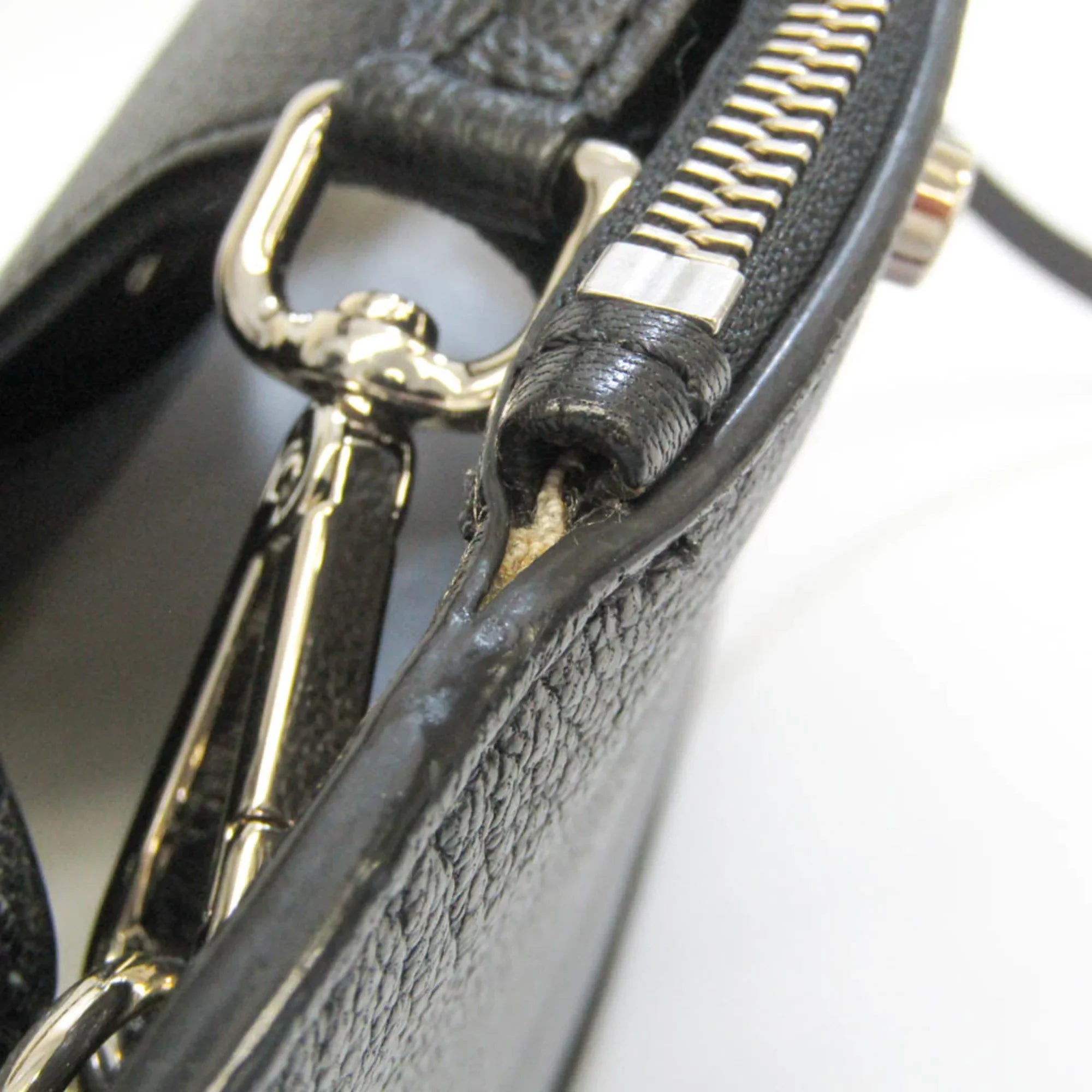 Pre-Owned Jimmy Choo Robin Women's Leather Sizehoulder Bag,Tote Bag Black (Good)