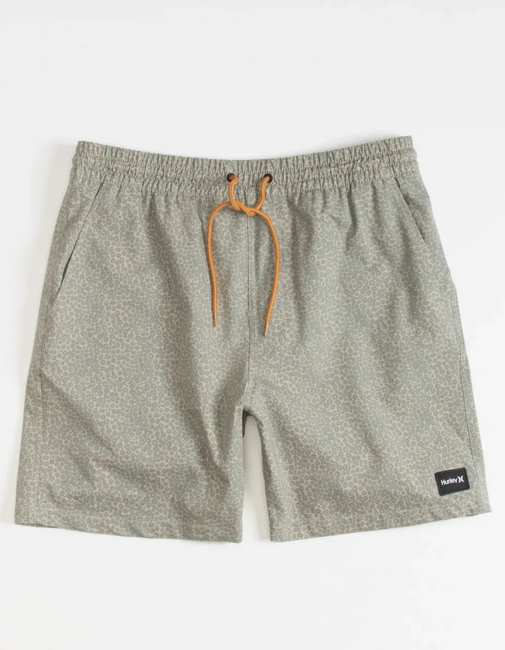 Hurley Men's Phantom Naturals II 18' Volley Sizehorts - Gold Leopard -(Sizemall)