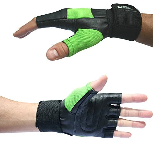 Weight Lifting Gloves with 12" Wrist Sizeupport for Gym Workout, Weightlifting, Fitness & Cross Training - Best for Men & Women - by Nordic Lifting&Trade -(Green, XSizemall)