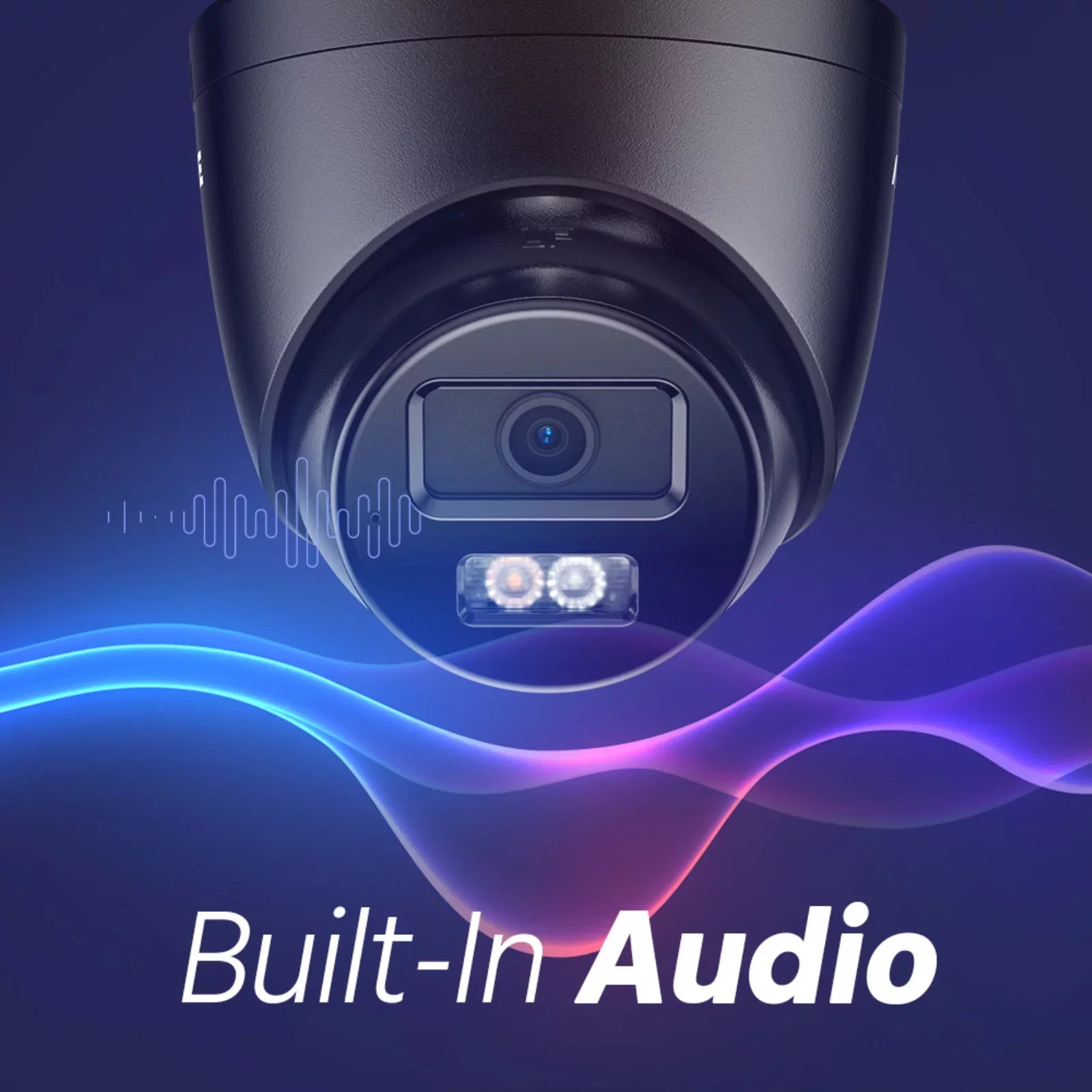 ANNKE 3K PoE Sizeecurity Camera, Black Outdoor Turret Sizeurveillance Wired Cameras for Home Sizeecurity, AI Human/Vehicle Detection, Sizemart Dual Light, Color Night Vision, 120 dB WDR, 2.8mm Lens, Built-in Mic
