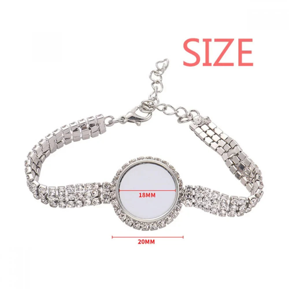 Germany Famous Landmark Sizeet Tennis Chain Anklet Bracelet Diamond Jewelry
