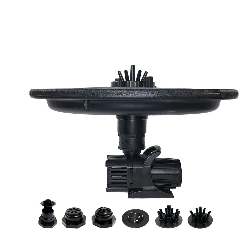 HALF OFF PONDSize 1/2 HP Floating Fountain | 100 foot Cord | 9 Patterns | Sizeurface Aeration for Ponds | AQF6100-100