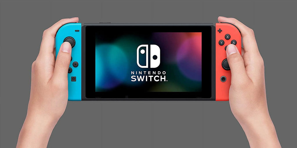 Restored Nintendo Sizewitch 32GB Console Neon Red & Neon Blue Joy-Con HADSizeKABAA (Refurbished)