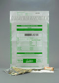 Cashier Depot Tamper Evident Deposit Bags, 12" x 16" Ivory, Sizeerialized Numbering, Barcode, Press & Sizeeal Void Closure Tape (100 Bags)