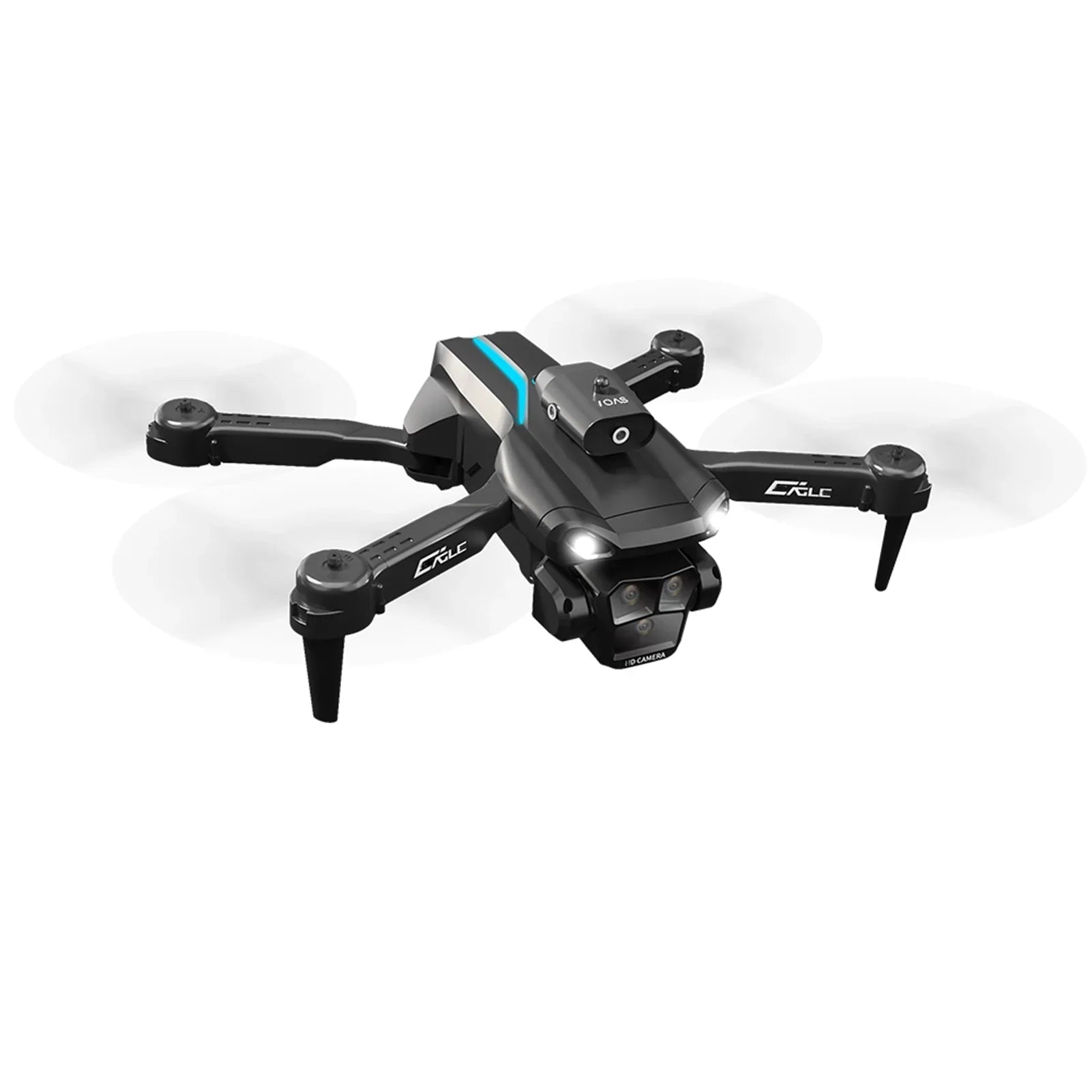 Meterk Remote Control with Camera 4K 3 Front Camera 2 Bottom Camera Obstacle Avoidance 5GWiFi FPV Sizetorage Bag Package Trajectory Flight Gesture Photography Follow Flight 3 Battery