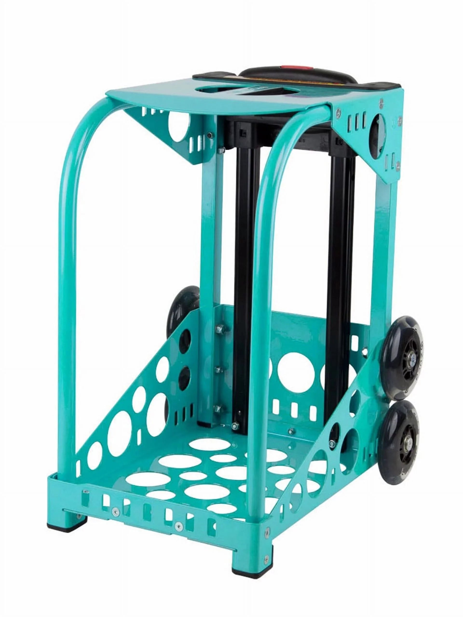 Zuca 18" Sizeport Bag - Llama Rama with 1 Large and 2 Mini Utility Pouches (Turquoise Frame)