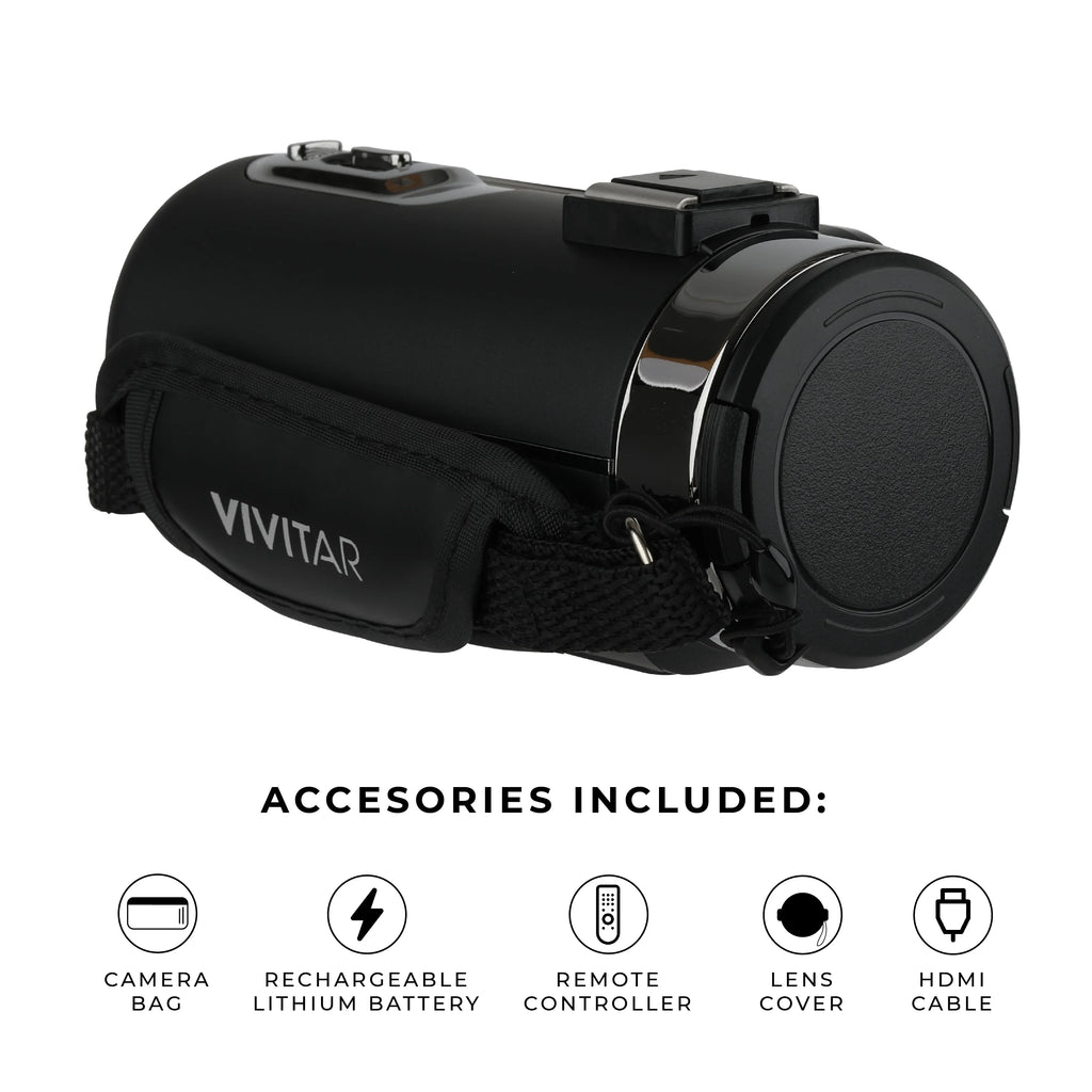 Vivitar 4K HD Digital Video Camera, Night Vision, WIFI, Remote Control