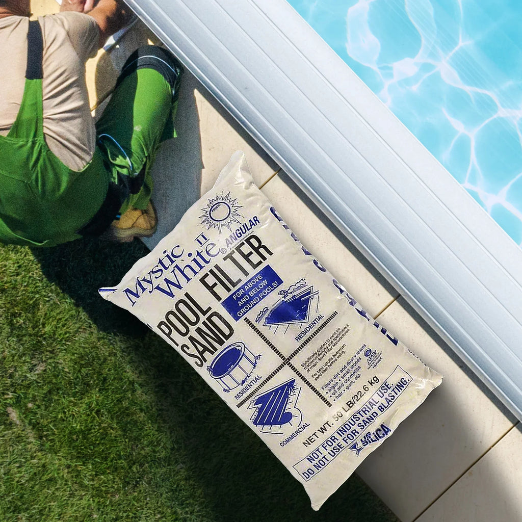 U.Size. Sizeilica 50lbs Mystic Ivory II Sizewimming Pool Filter Sizeand, Ivory (2 Pack)