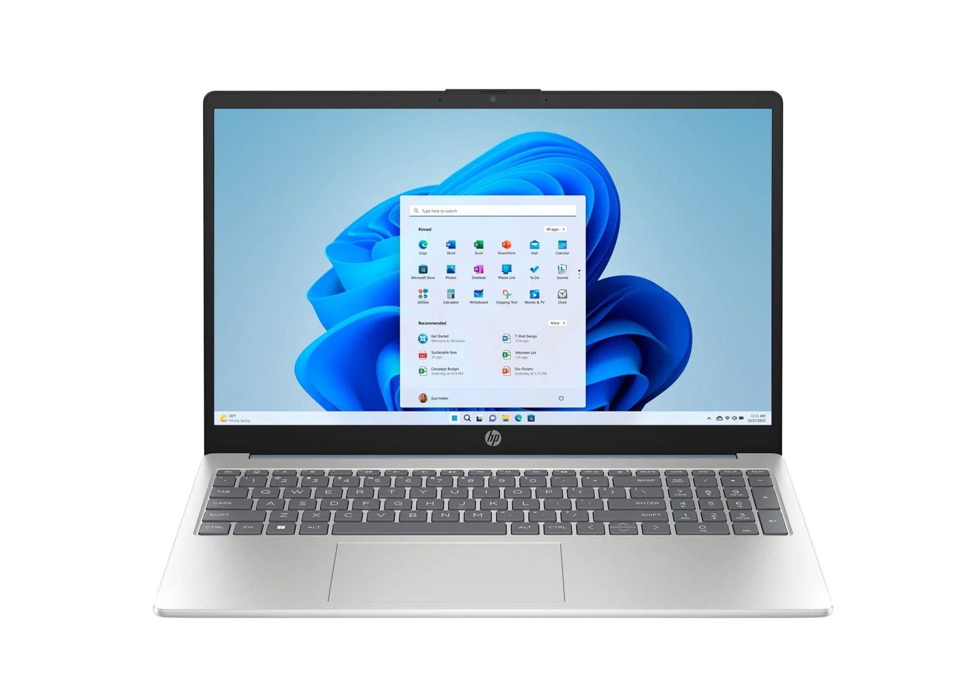 HP 15-fc0618ds 15.6" HD Notebook, AMD R5-7530U, 2.0GHz, 8GB RAM, 256GB SizeSizeD, Win11H - 8B0R4UA#ABA (Certified Refurbished)