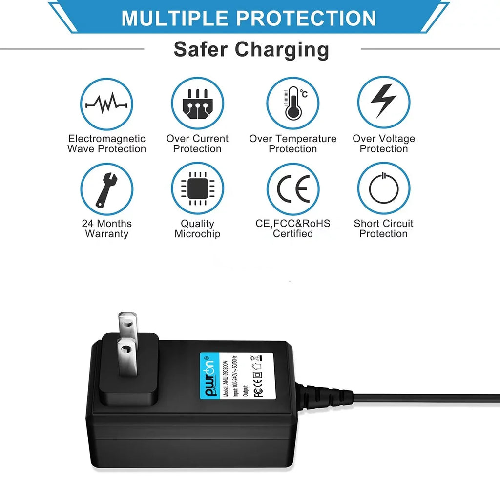 PwrON Compatible AC/DC Adapter Replacement for West Marine VHF 95 VHF95 VHF95DB 16230526 Floating Marine Radio VHF GMRSize Bands 14225262 AC 16480931 Charging Cradle 14225221 DC 14225221 Power