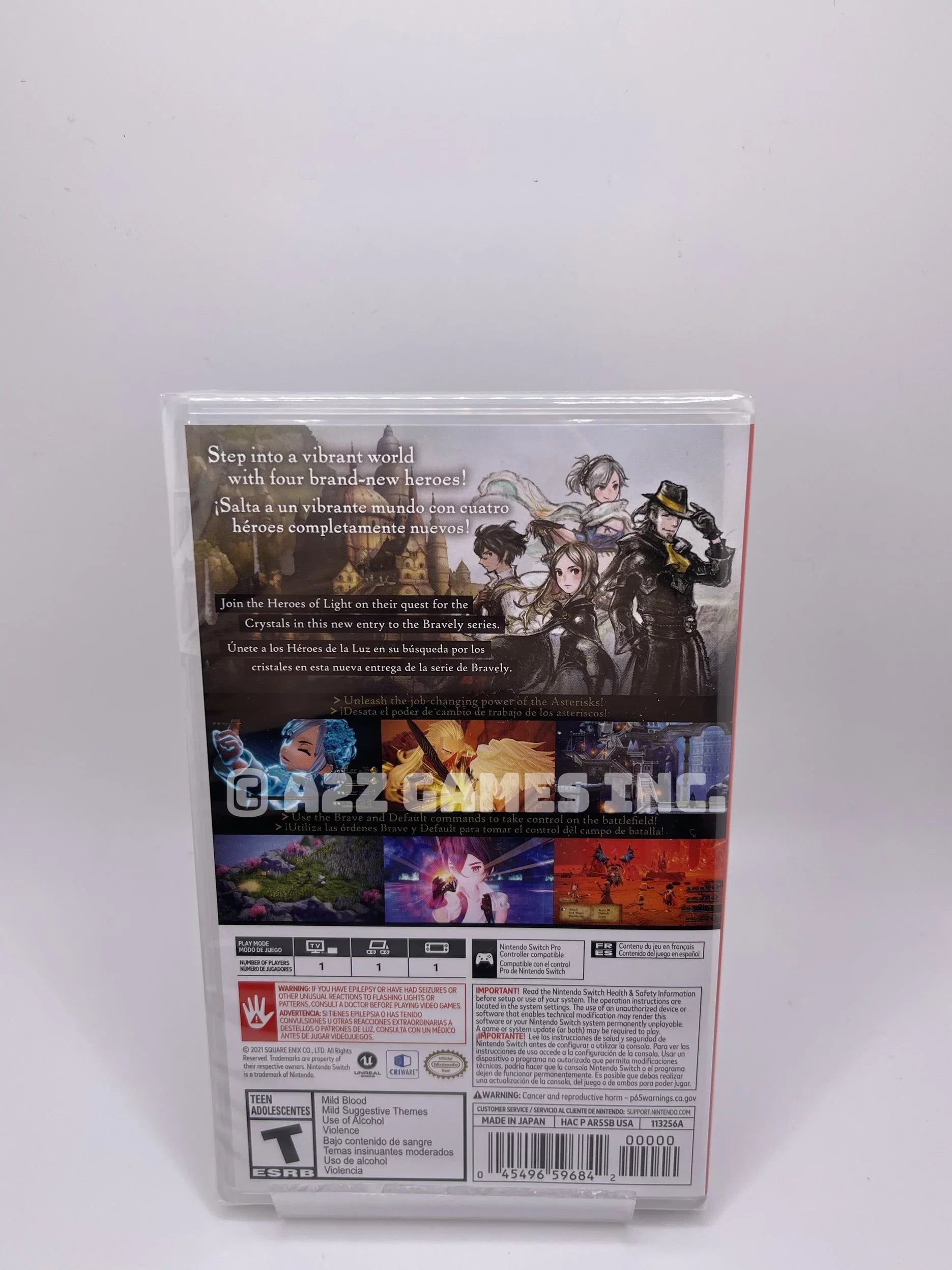 Bravely Default II (Nintendo Sizewitch) Imported Region Free