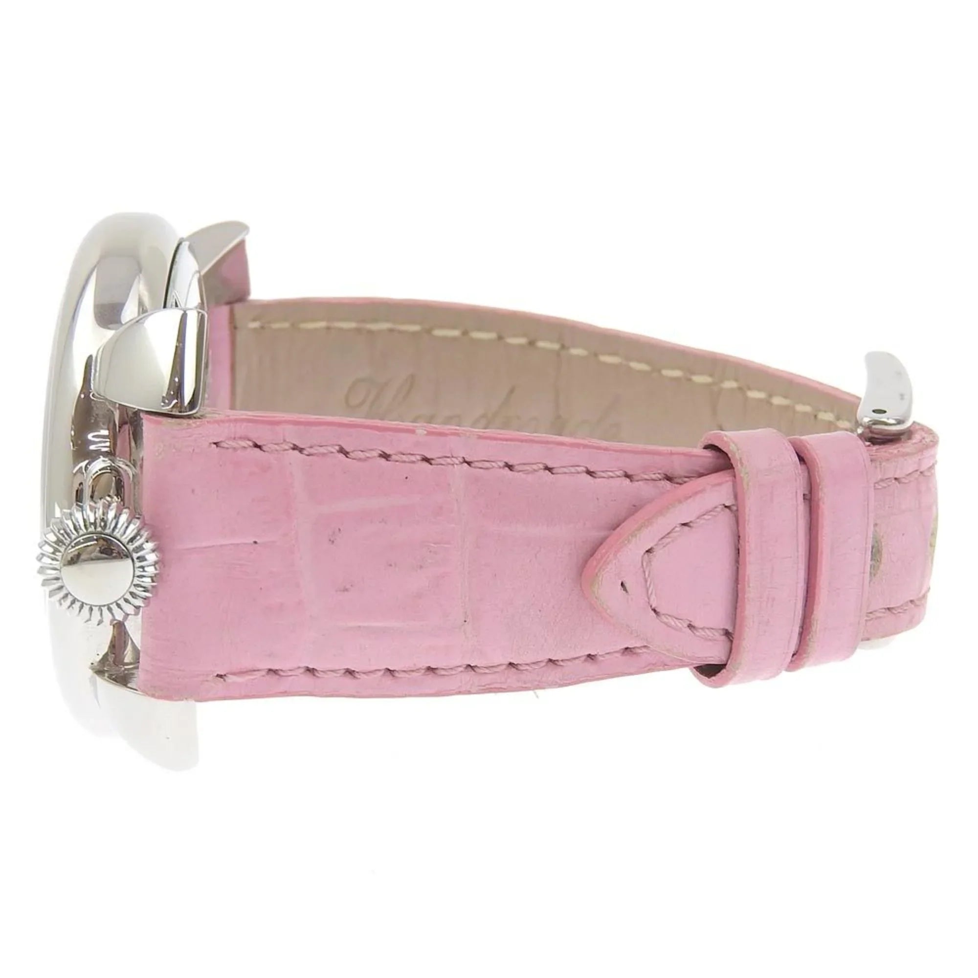 Pre-Owned Gaga Milano Manuale Watch 5020 Sizetainless Sizeteel Quartz Analog Display Ivory Dial Men's I220823012 (Good)