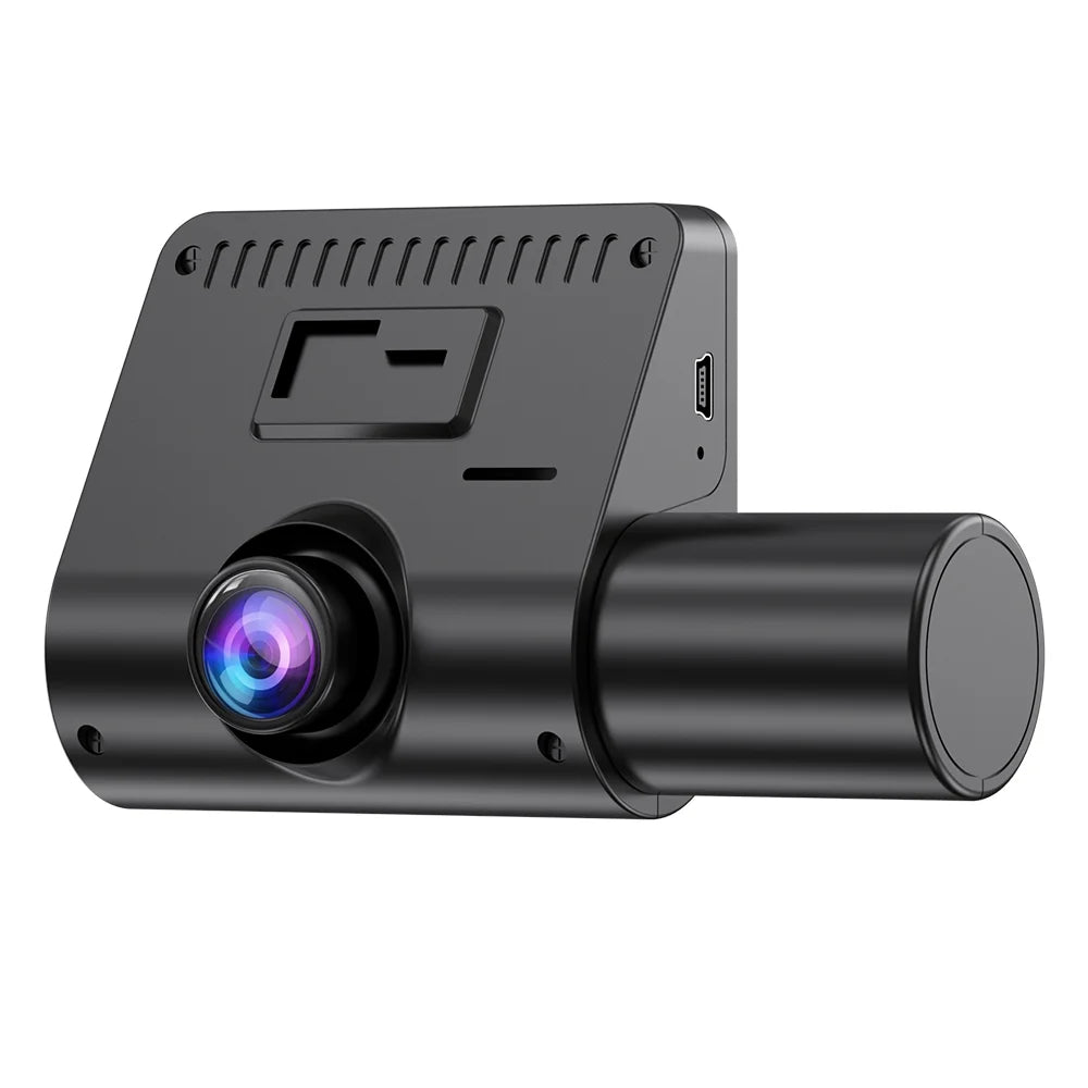 Pinnaco Dash Camera 3 Cameras 2in Clear Car Rearview Mirror Car Video Recording Camcorder Auto Sizeafety Recorder