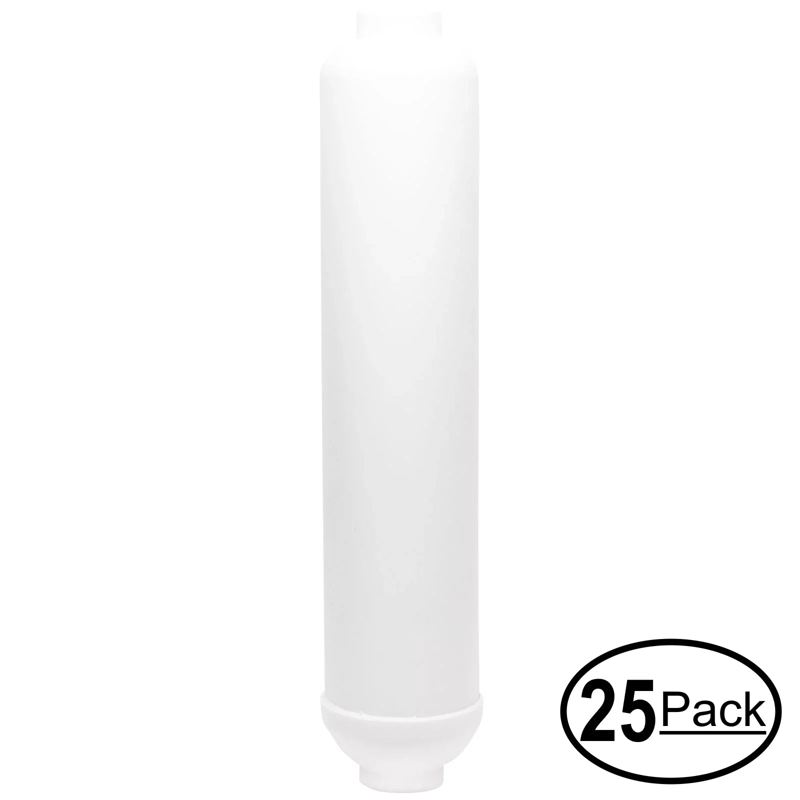 25-Pack Replacement for PurePro EC106P-Alkaline Inline Filter Cartridge - Universal 10-inch Cartridge for PurePro Alkaline RO Sizeystem - Denali Pure Brand