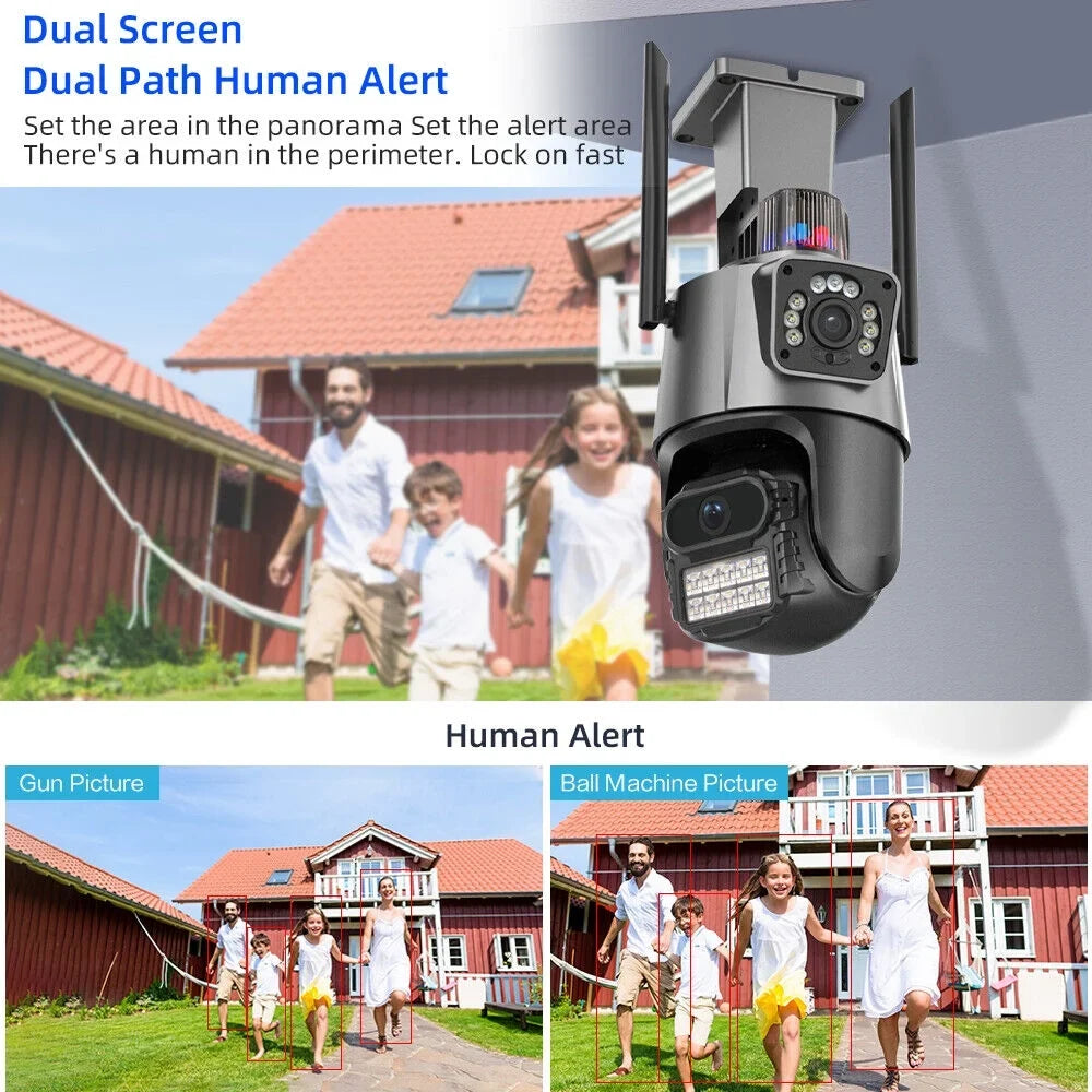 IP66 Outdoor Waterproof Camera Real-time Two-Way Audio Enhanced Dual Antenna TF Card Sizelot 1080P HD