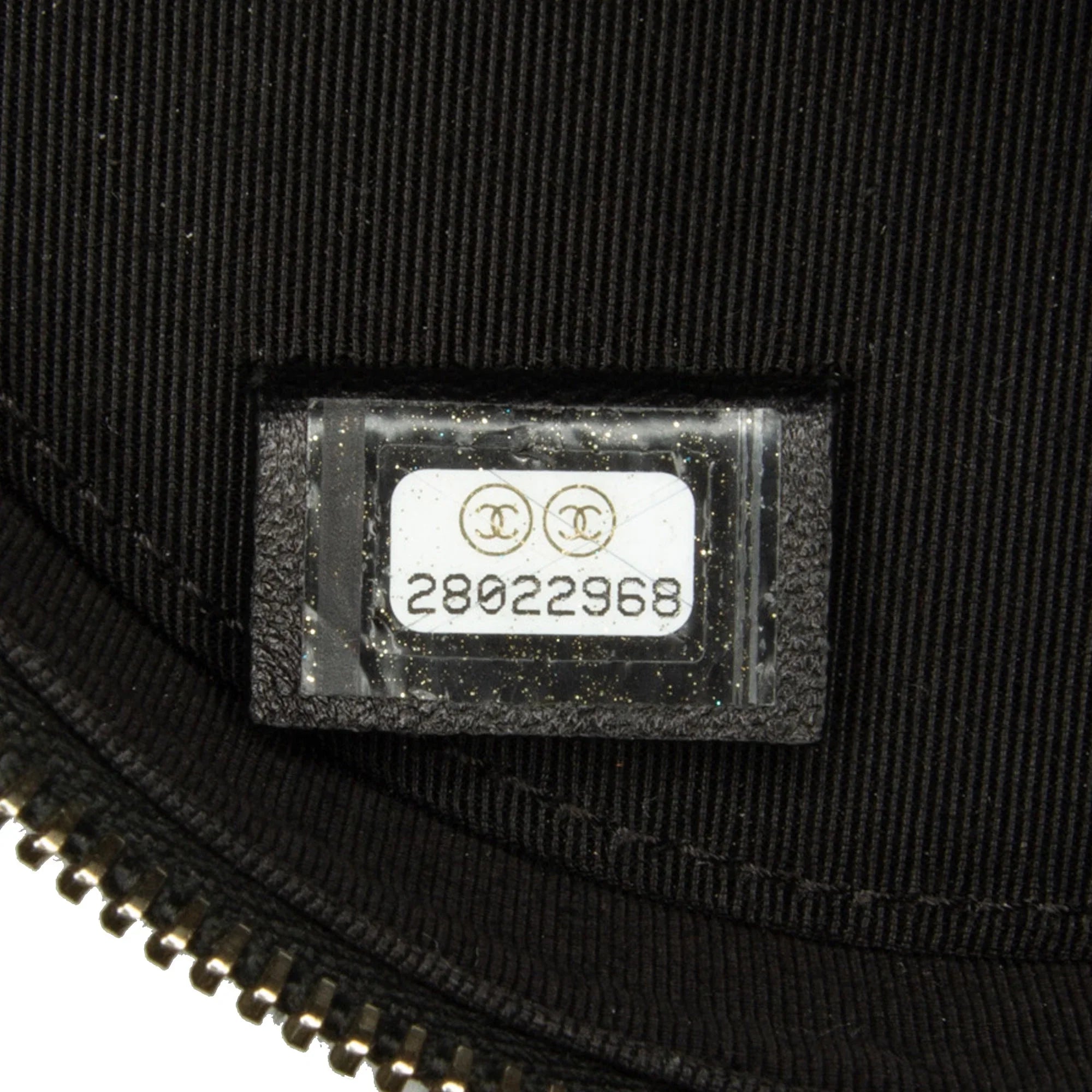 Pre-Owned Authenticated Chanel Lucky Charms Round Crossbody Bag Lambskin Leather Black Unisex (Good)