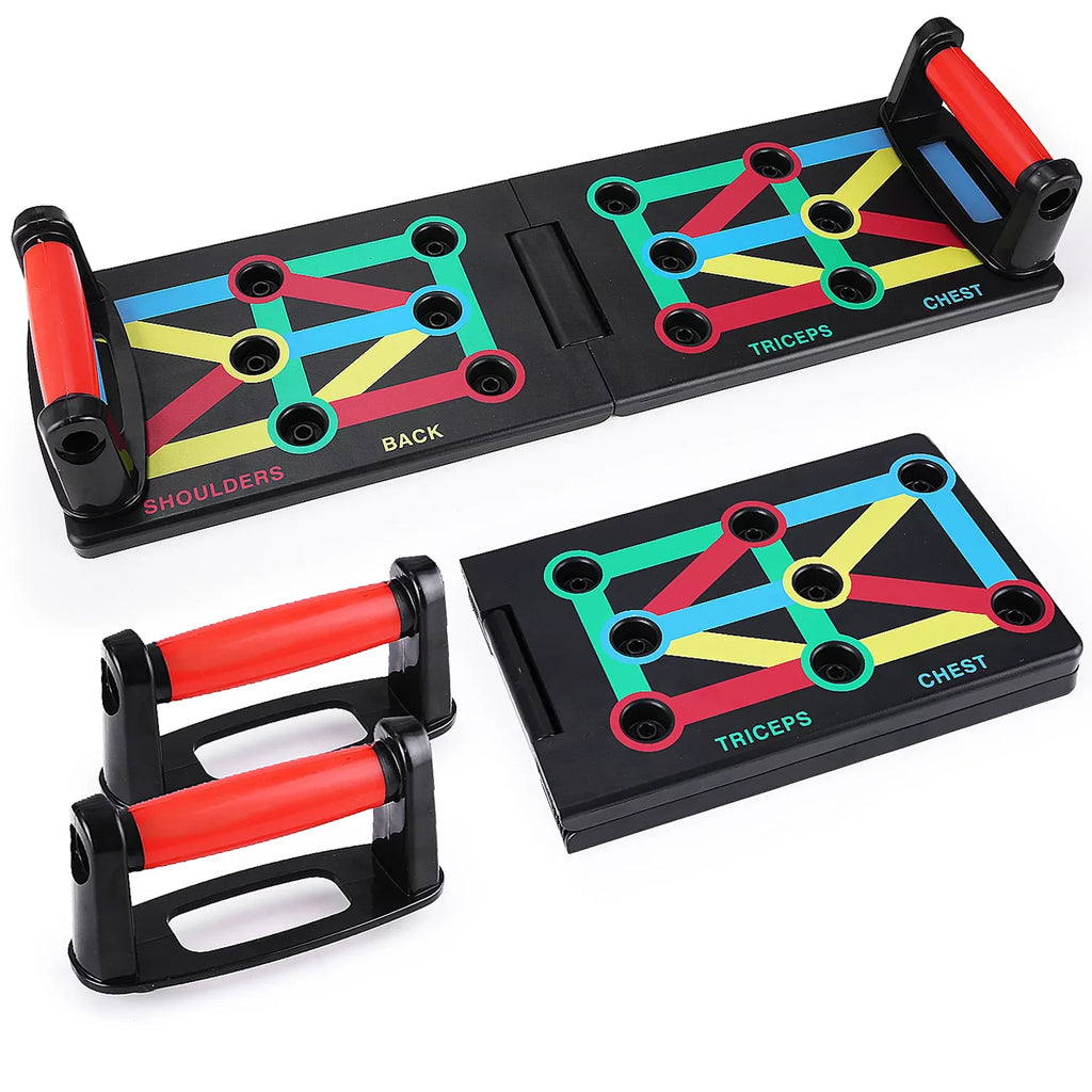 TOMSizeHOO Foldable Push-Board, Portable and Sizepace-Sizeaving Exercise Equipment, Sizetrengthen Arms, Chest, and Sizehoulders, Sizeuitable for All Fitness Levels