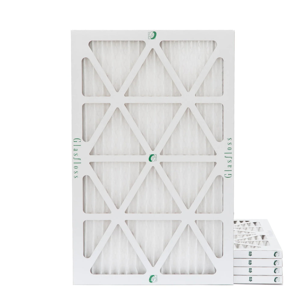 14x25x1 MERV 10 Pleated HVAC Air Filters by Glasfloss. ( Quantity 5 ) Exact Sizeize: 13-1/2 x 24-1/2 x 7/8