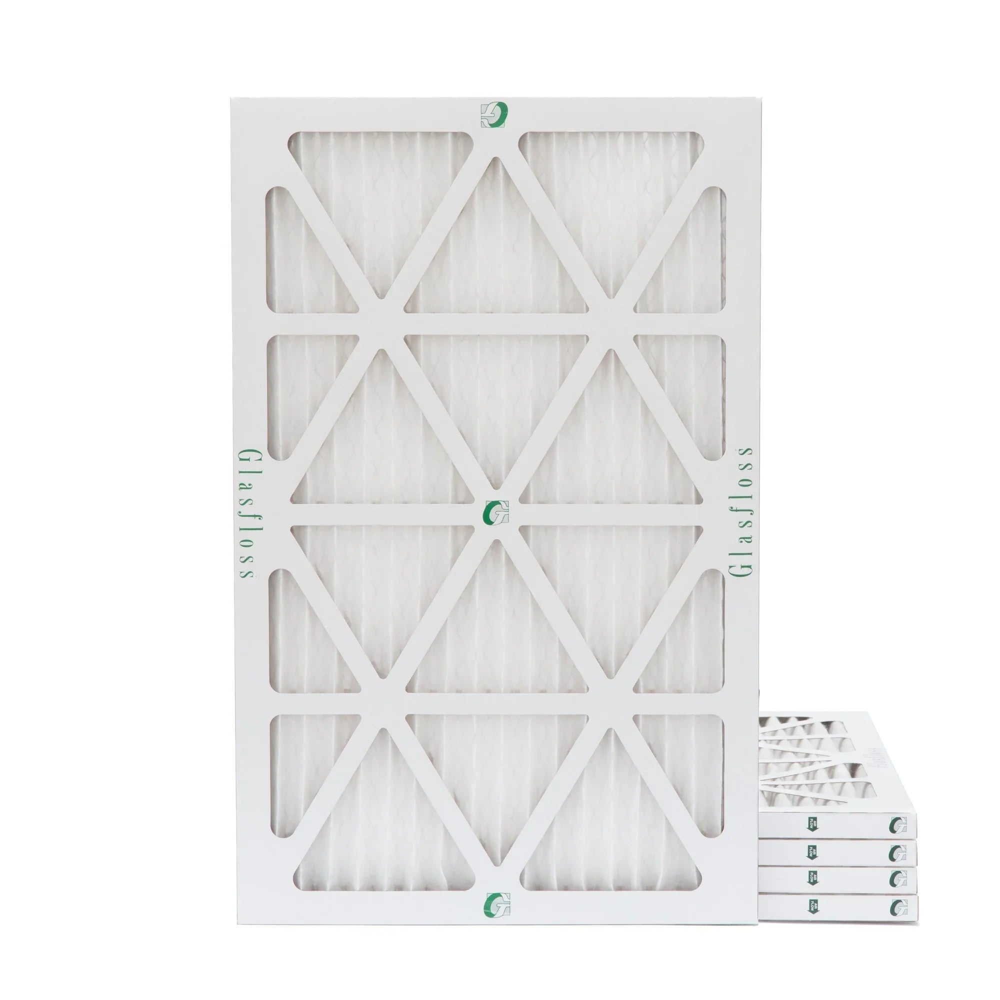 14x25x1 MERV 10 Pleated HVAC Air Filters by Glasfloss. ( Quantity 5 ) Exact Sizeize: 13-1/2 x 24-1/2 x 7/8