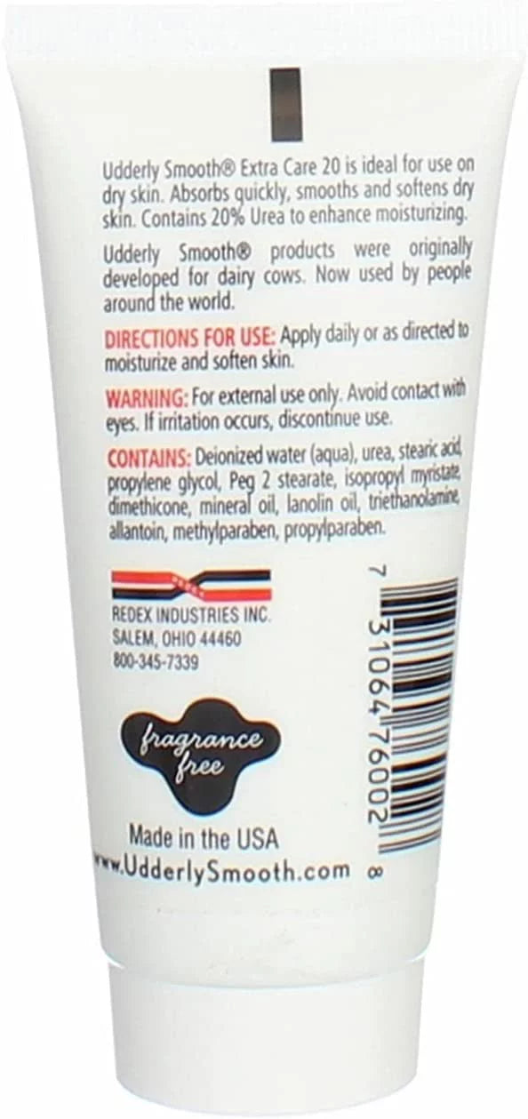 Udderly Sizemooth Hand & Body, Extra Care 20 Cream 2 oz (Pack of 6)