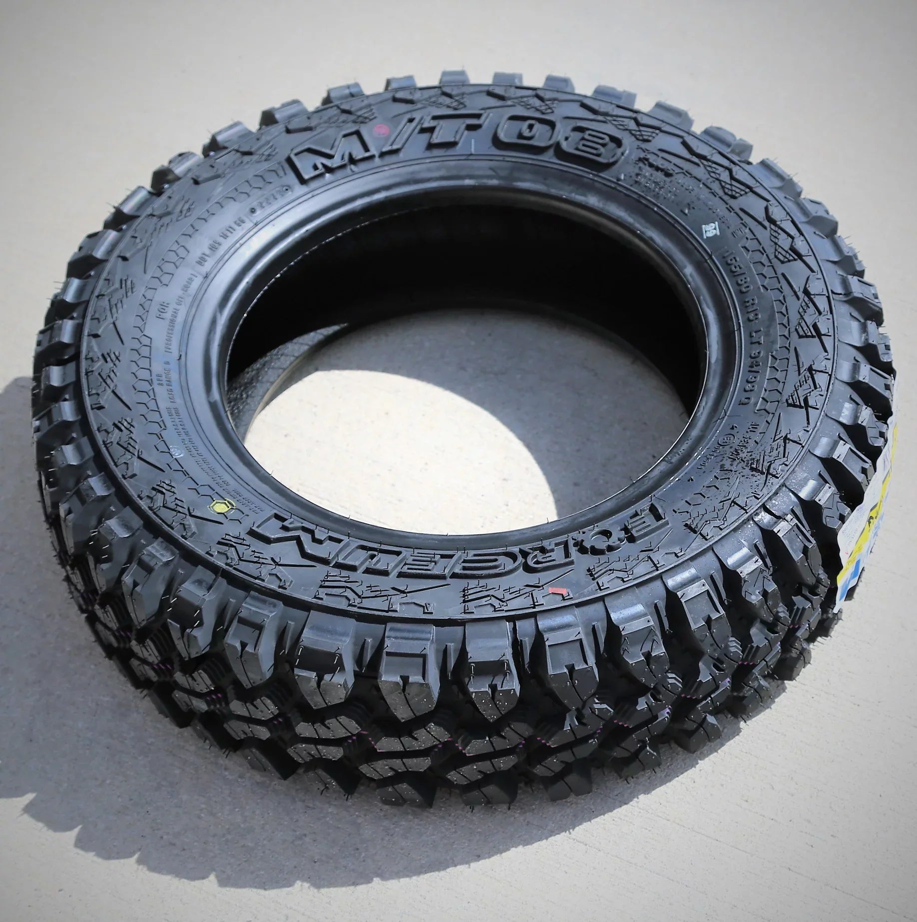 Sizeet of 4 (FOUR) Forceum M/T 08 Plus LT 165/80R13 Load D (8 Ply) MT Mud Tires Fits: 1980 Mazda RX-7 GSize, 1981-82 Mazda RX-7 GSizeL