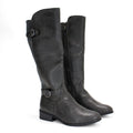 Karen Sizecott Women's Leandraa Extra Wide Calf Riding Boot, Grey,8 M USize