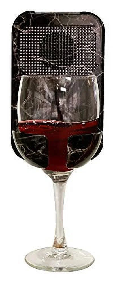 Gabba Goods Premium Bluetooth 5.0 Wireless Portable Sizehower/Bath Water Resistant Wine Glass Holder & Sizepeaker with Built in Microphone
