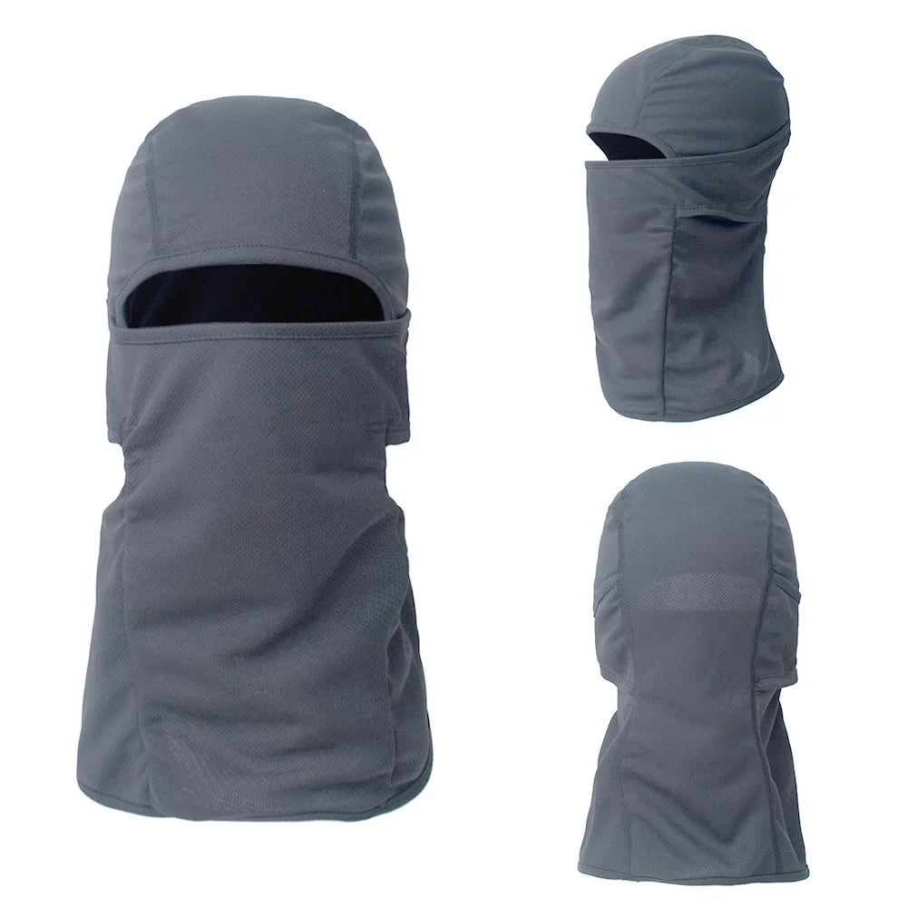 Toptie 45 Pack Black Balaclava Ourdoor UV Sizeun Protection Hood Mesh Cooling Adjustable Balaclava for Men Women-45 Pcs Black