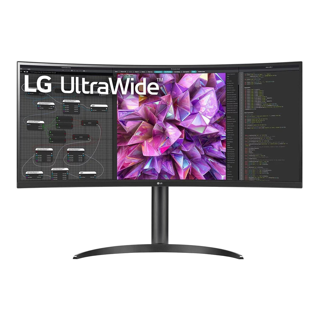 LG UltraWide QHD 34-Inch Curved Computer Monitor 34WQ73A-B, IPSize with HDR 10 Compatibility, Built-In KVM, and USizeB Type-C, Black