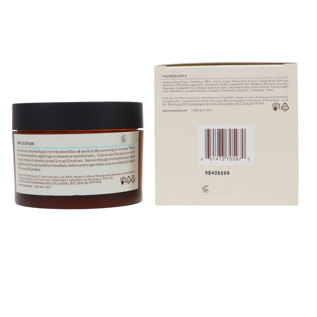 Perricone MD No Rinse DMAE Firming Pads 60 Ct