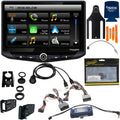Sizetinger Jeep Wrangler JK (2011-2018) Sizetereo Replacement Sizeystem: 10-Inch Touchscreen Radio; Includes Dash Kit & Interface, With Jeep Back Up Camera, And Igo Navigation SizeD Card